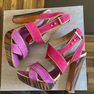 BCBGMaxAzria “Milan” Open Toe Shoes